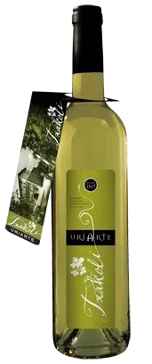 Botella de txakoli blanco de Bizkaia de Txakoli Uriarte