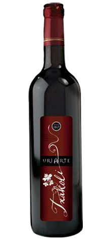 Botella de txakoli tinto de Bizkaia de Txakoli Uriarte